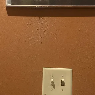 Dust, dirt, tapped picture.