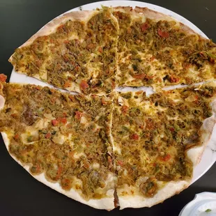 Lahmacun (turkish lamb pizza)