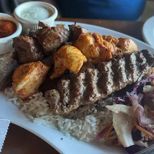 Mixed grill platter