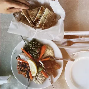 Bag of Pita(Nan) (5 pieces), Small Meze Platter