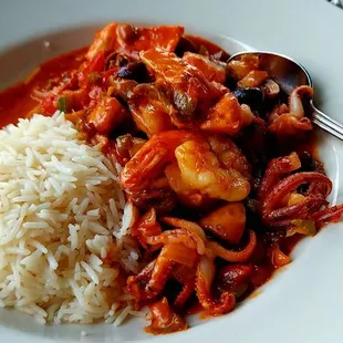 Seafood Saute &quot;Paella&quot; very yummy
