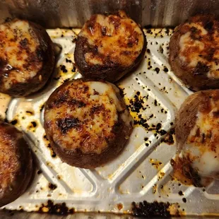 Baked mushrooms, to go