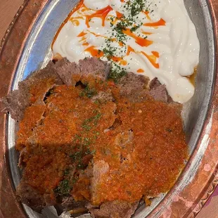 Iskender kebab