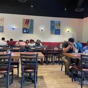 Inside seating