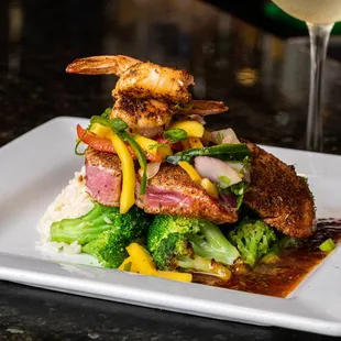 Mango Glazed Yellowfin Tuna