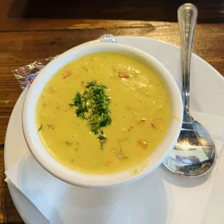 Roasted Poblano Cream Soup