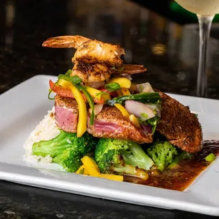 Honey Mango Glazed Yellowfin Tuna