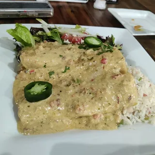 Seafood Enchiladas
