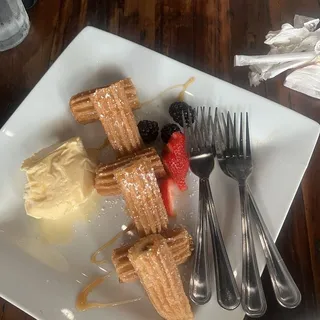 Churros Con Dulce de Leche