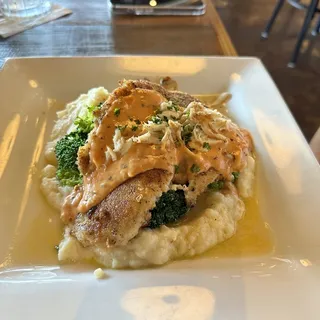Garlic Parmesan Flounder Specialty