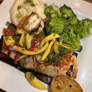 Honey Chipotle Glazed Cedar Plank Salmon Specialty