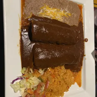 Mole enchilada