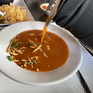Roasted Tortilla Soup