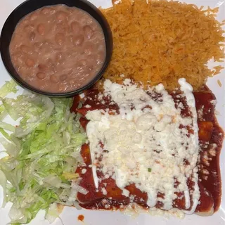 Enchiladas de Carne