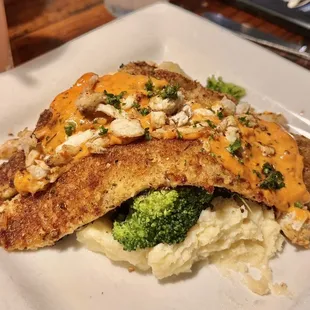 Garlic Parmesan Flounder