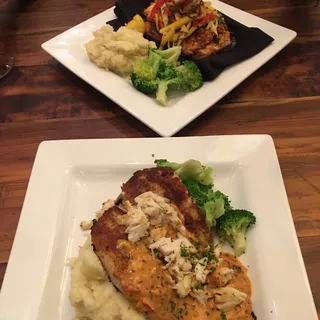 Garlic Parmesan Flounder