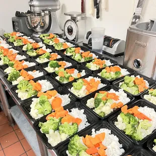 Meal preps available for pickup every Monday