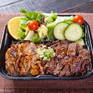 #3 Chicken &amp; Beef Plate