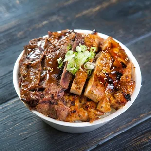 #12 Chicken &amp; Beef Bowl