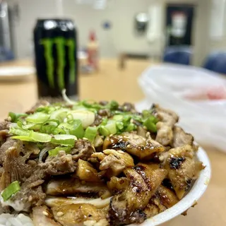 12. Chicken and Beef Teriyaki Bowl