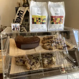 Coffee, cookie, bakes option