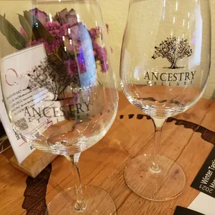 Tasting at Ancestry Cellars.