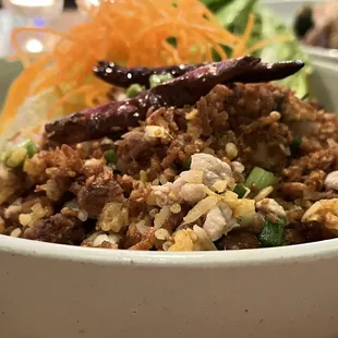 Yum Nam Kao Tod - Crispy Rice Salad*