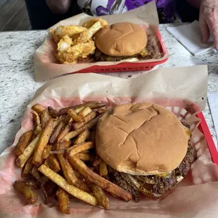 Sooner "onion" burger