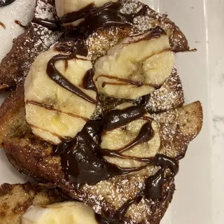 Gourmet Nutella French Toast with Fresh Fruit Topping