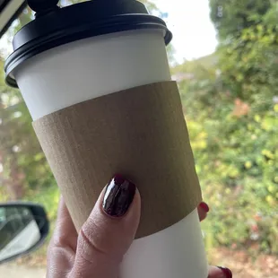 Medium dirty chai to go