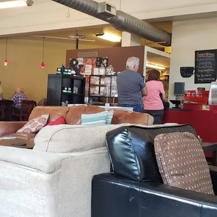 A great location with a ton of seating options and fast wifi!