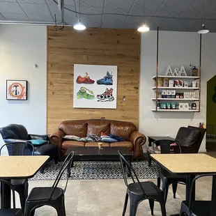 Inside seating