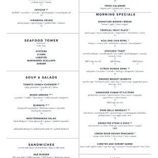 Anchor and Brine&apos;s Brunch Menu served every Saturday and Sunday 11am-4pm.