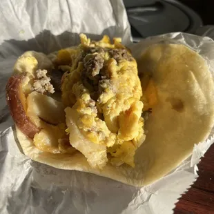 Another really good breakfast burrito