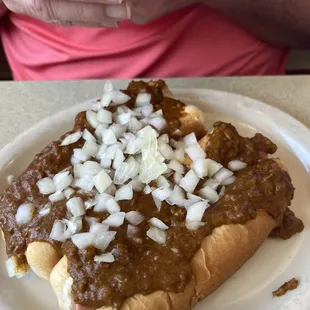 Two coneys, add your own mustard at the table