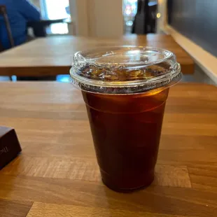 Large cold brew coffee