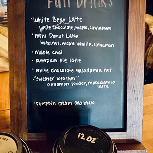 Creative Seasonal drink connotation outside of "pumpkin spice". Nice!