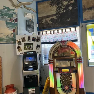 ATM and juke box