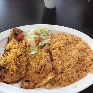 a plate of food