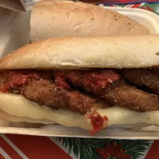 Chicken Parmesan Sub