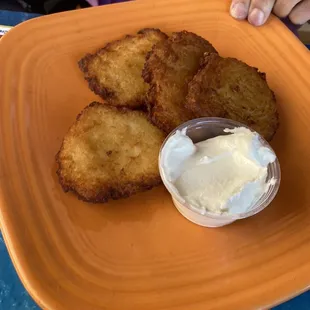 Silver Dollar Potato Pancakes