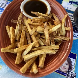 Fries with gravy