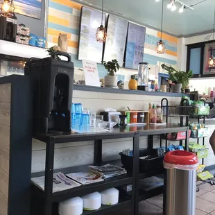 a man standing at the counter