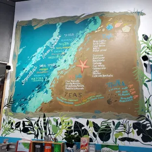 Menu board has been recently redone - super cute!