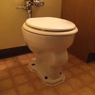 This &quot;throne&quot; must have been the latest toilet design from 1950&apos;s!  Found at the Anchor Motel, Walsenburg, Colorado.