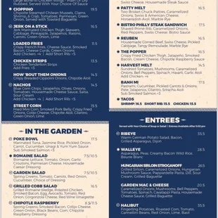 2024 summer Menu