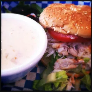 Open Face Crab Sandwich