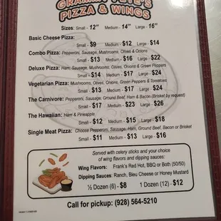 Menu as of 07*29*2023