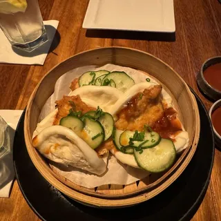 Crispy Chicken Bao Buns
