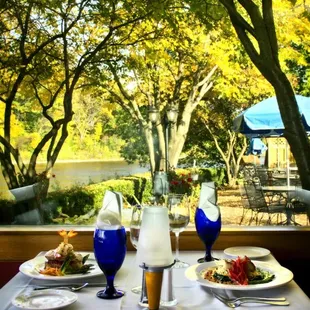 Great river / patio views coupled with great entrees at The Anchorage!